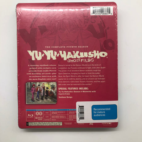 Yu Yu Hakusho The Complete Fourth Season Blu-ray DVD
