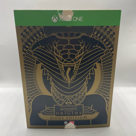 Assassins Creed Origins Gods Edition Xbox One Game + Figure Boxed PAL