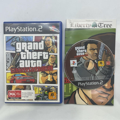 Grand Theft Auto GTA Liberty City Stories PS2 Playstation 2 Game + Manual PAL