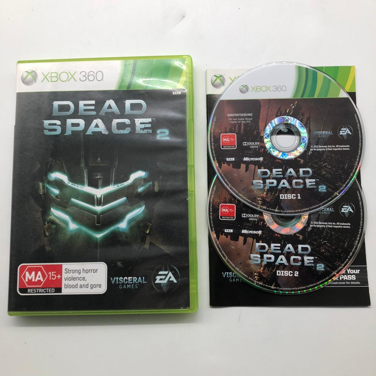 Dead Space 2 Collectors Edition Xbox 360 Game + Manual PAL