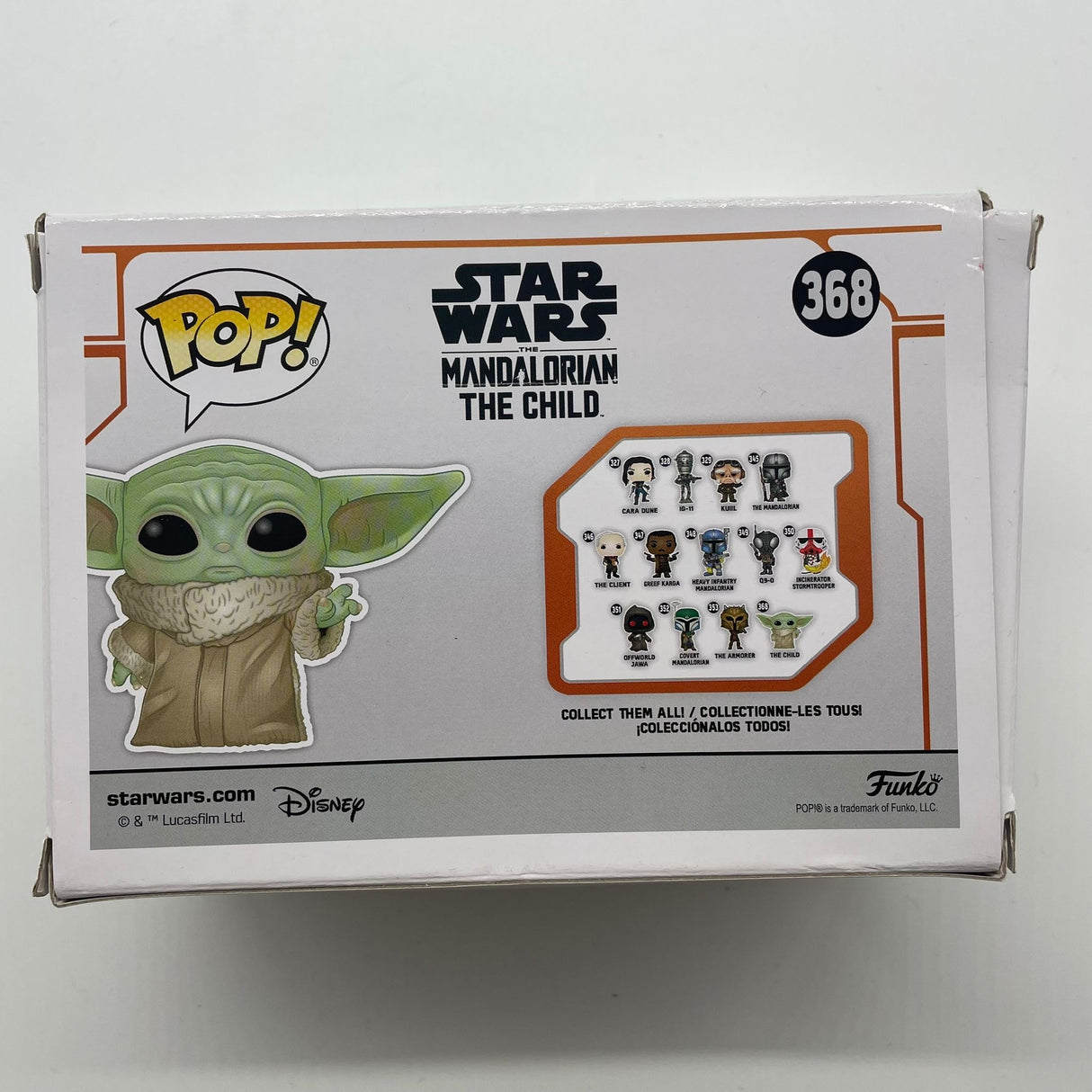 Star Wars The Mandalorian The Child #368 Funko Pop Vinyl Figure