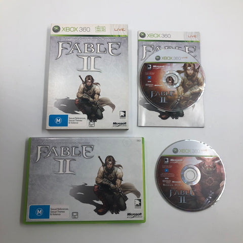 Fable II 2 Limited Collector's Edition Xbox 360 Game + Manual PAL 04F4