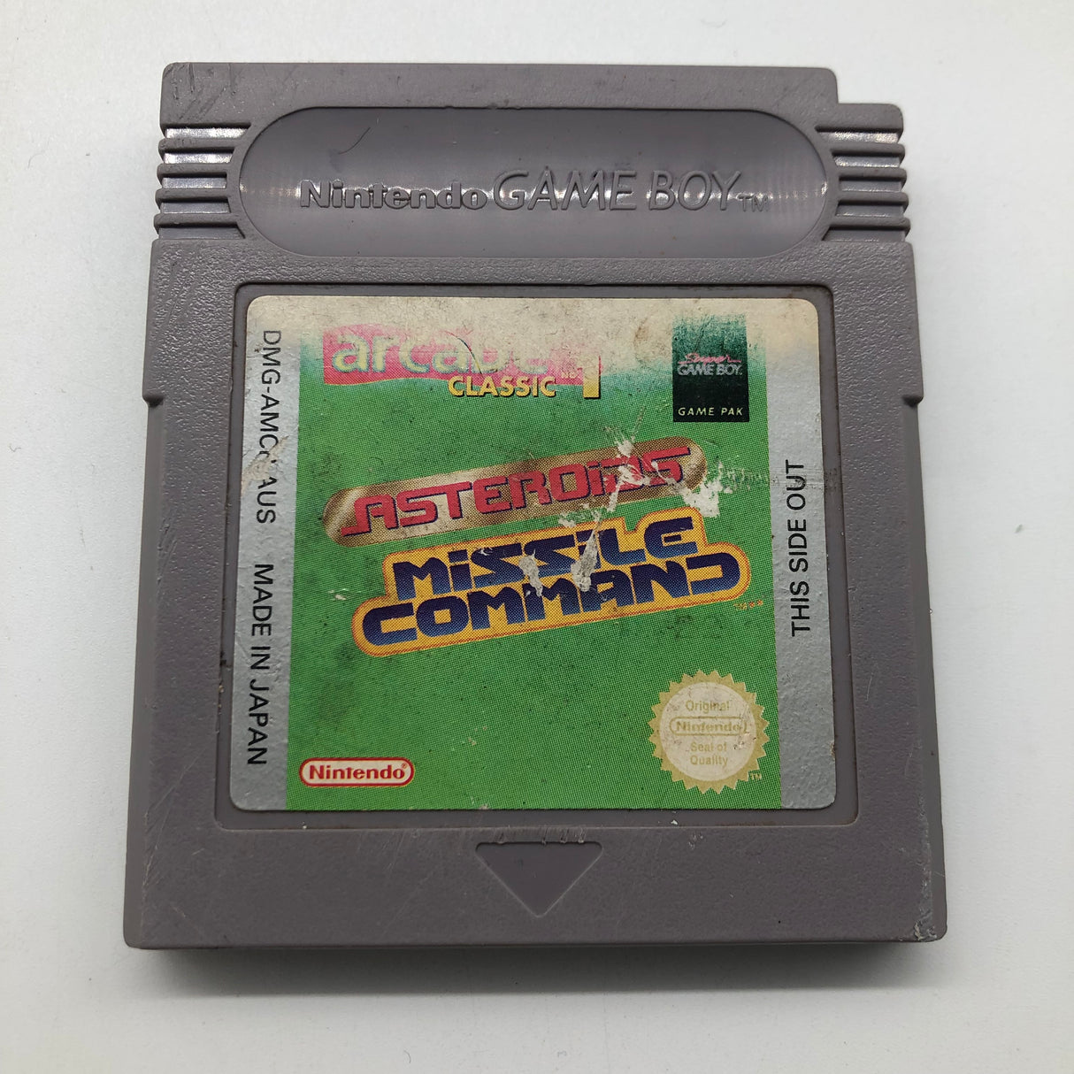 Arcade Classic 1 Asteroids Missile Command Nintendo Gameboy Original Game Cartridge