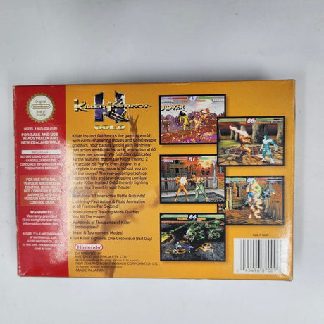 Killer Instinct Gold Nintendo 64 N64 Game Boxed Complete PAL