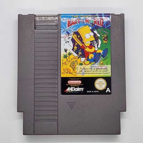 The Simpsons Bart vs The World Nintendo Entertainment System NES Game PAL