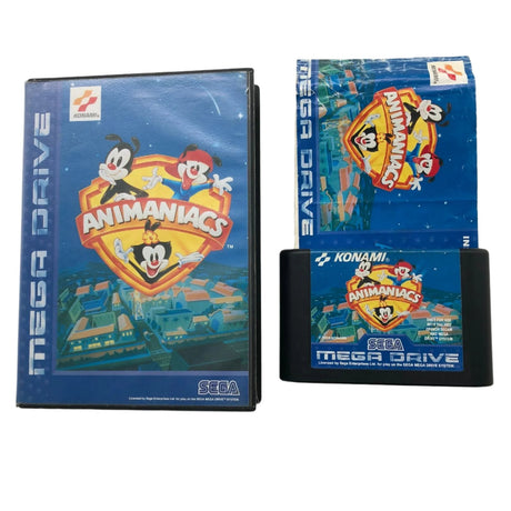 Animaniacs Sega Mega Drive Game + Manual PAL