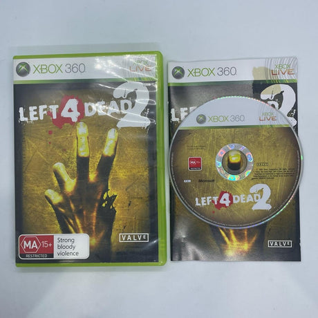 Left 4 Dead 2 Xbox 360 Game + Manual PAL