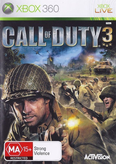 Call of Duty 3 Xbox 360 Game PAL