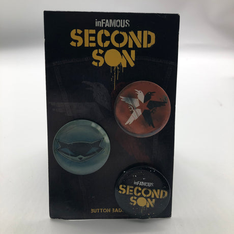 Infamous Second Son Promo Buttons Badge