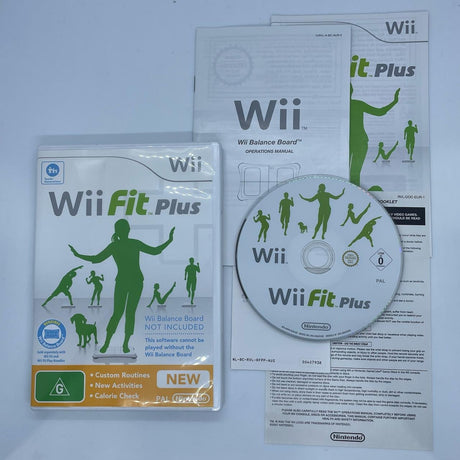 Wii Fit Plus Nintendo Wii Game + Manual PAL