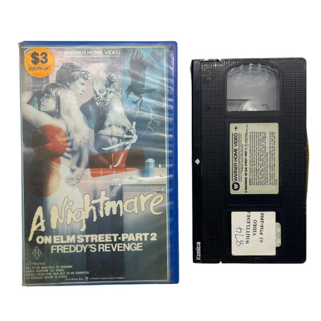 A Nightmare On Elm Street Part 2 Freddy's Revenge VHS Video Cassette Tape