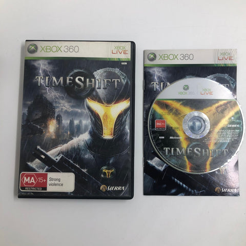 Time Shift Xbox 360 Game + Manual PAL 05A4