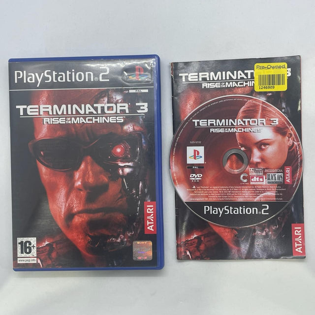 Terminator 3 Rise Of The Machines PS2 Playstation 2 Game + Manual PAL