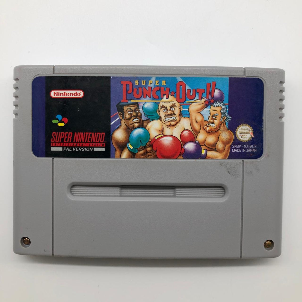 Super Punch Out Super Nintendo SNES Game Cartridge PAL 9JE4 - Trippy Trades 