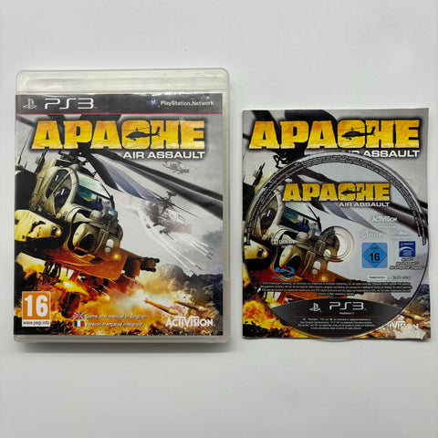 Apache Air Assault PS3 Playstation 3 Game + Manual 05A4
