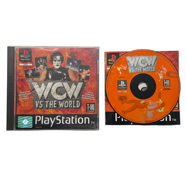WCW vs. The World PlayStation 1 PS1 Game + Manual PAL