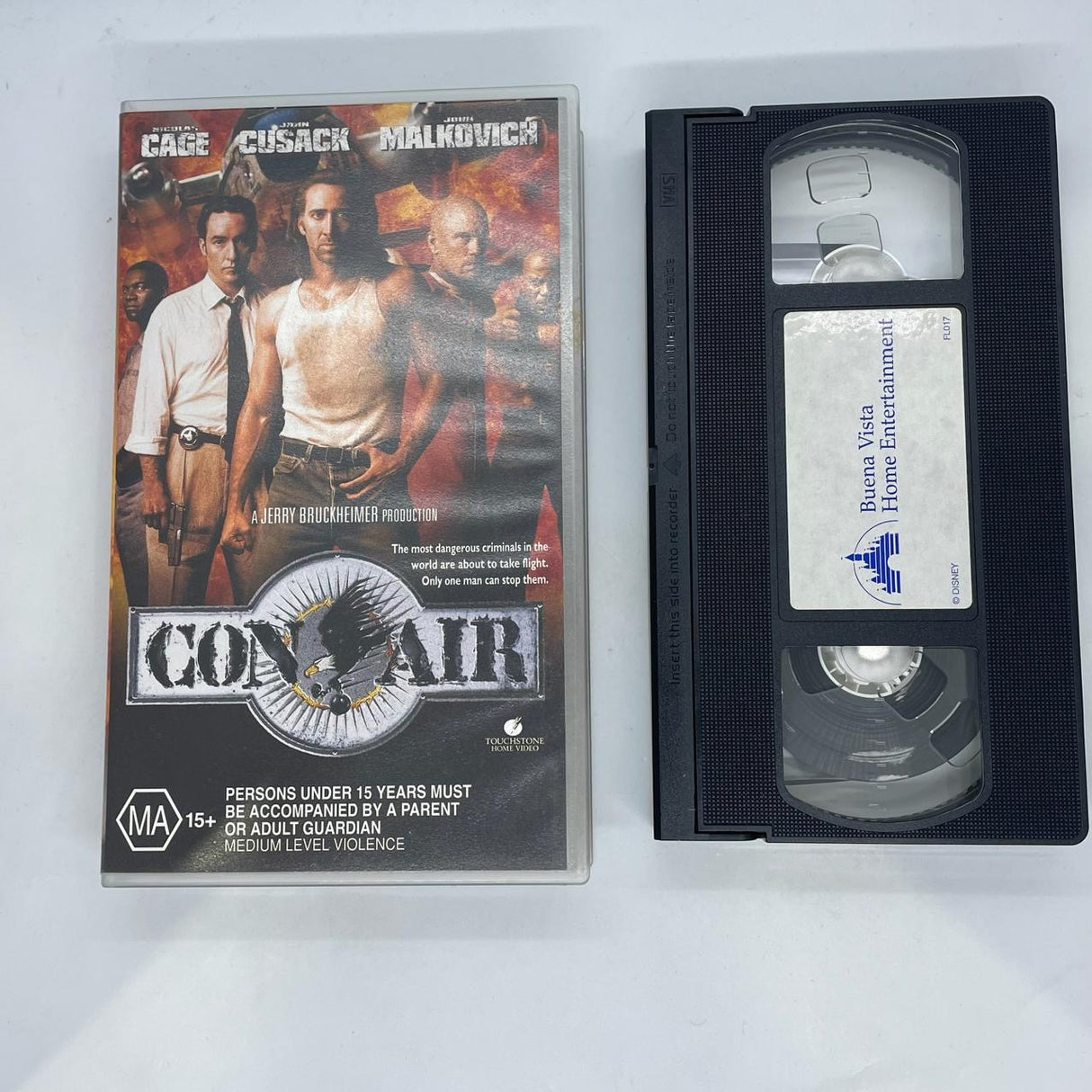 Con Air VHS Video Cassette Tape
