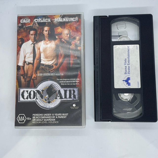 Con Air VHS Video Cassette Tape