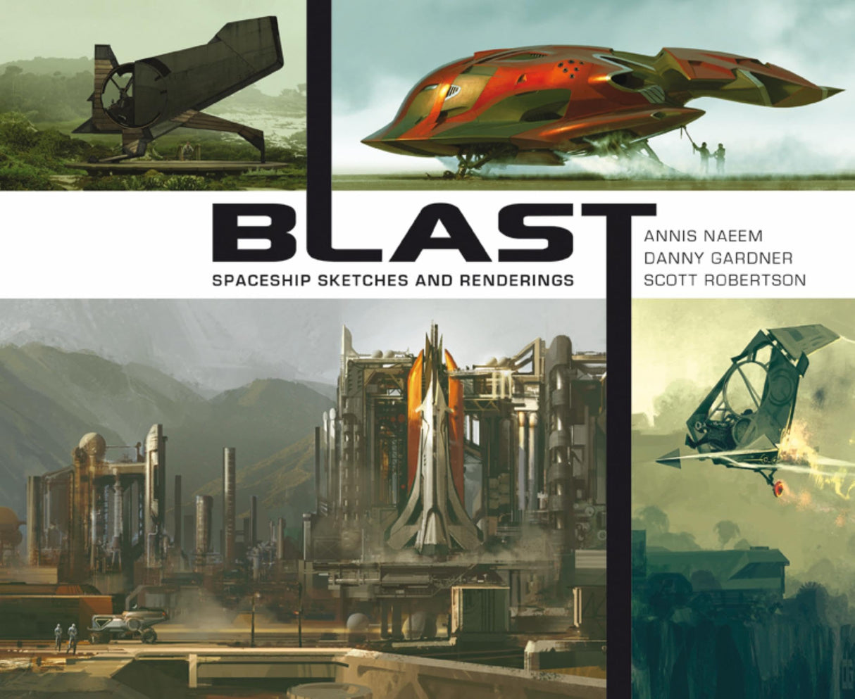 Blast Spaceship Sketches and Renderings Paperback Book