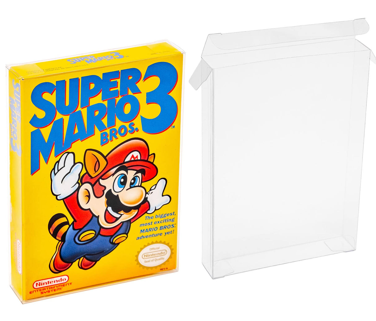 5 Pcs Clear Box Protectors Case for Nintendo NES CIB Game Boxed protector