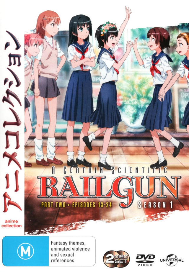 A Certain Scientific Railgun Season 1 Part 2 DVD