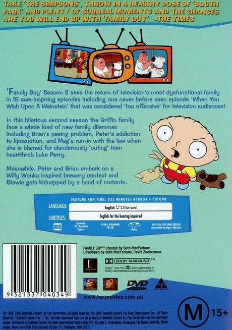 Family Guy Season 2 DVD