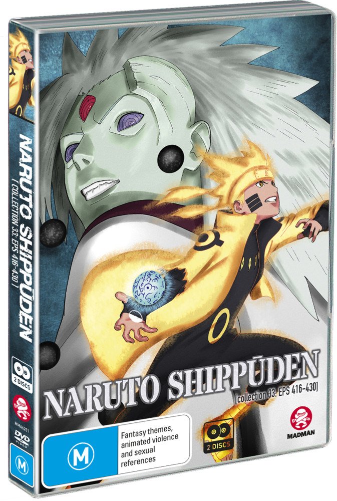 Naruto Shippuden Collection 33 EPS 416-430 DVD-Trippy Trades