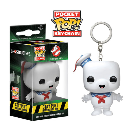 Ghostbusters Stay Puft Keychain Pop Vinyl Figure