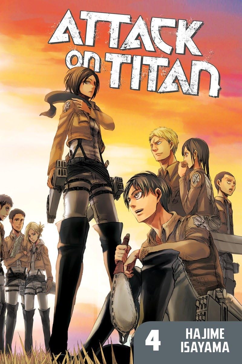 Attack on Titan 4 Hajime Isayama Manga Book