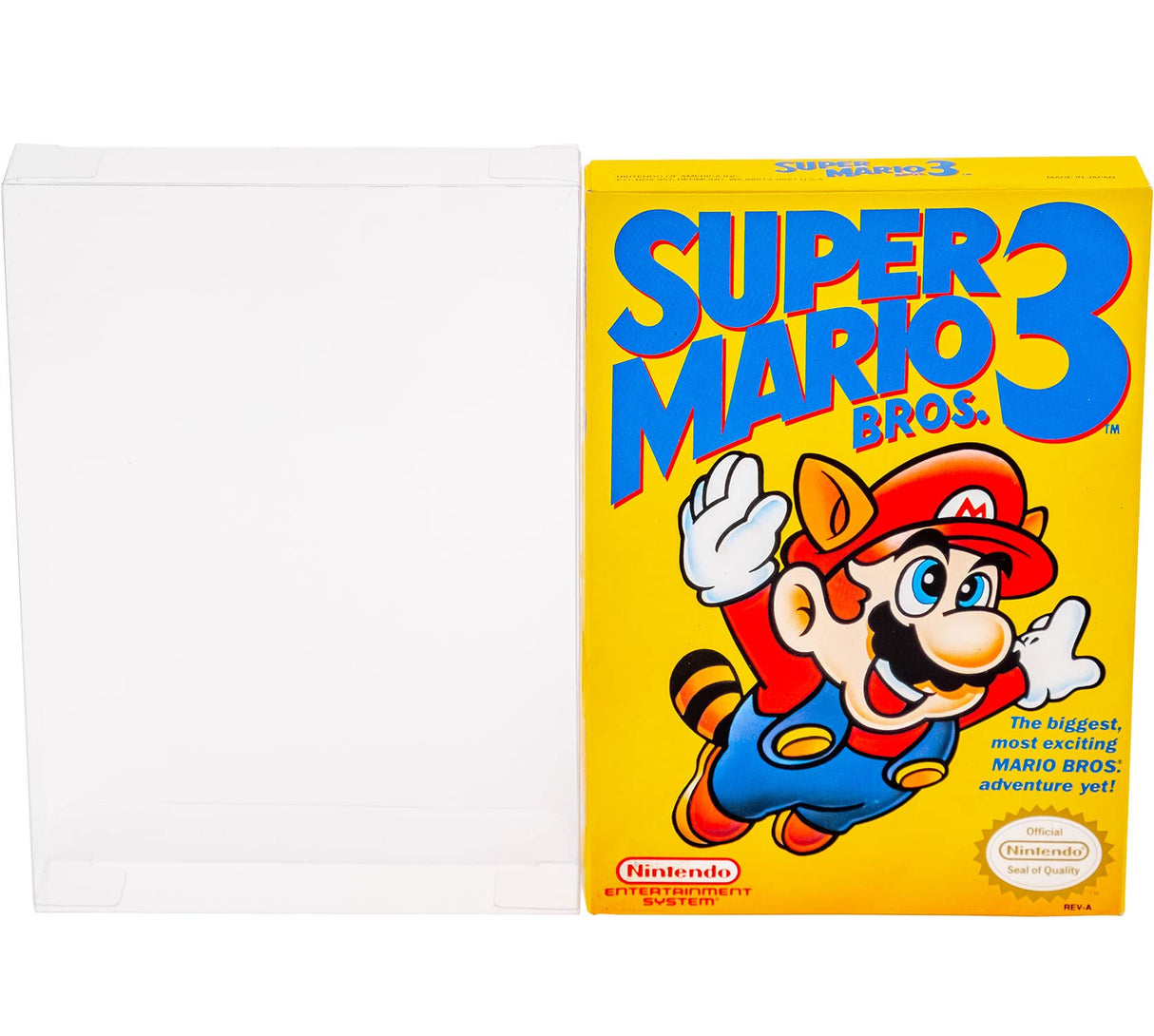 1 Pcs Single Clear Box Protectors Case for Nintendo NES CIB Game Boxed protector