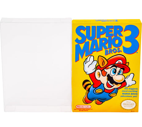 1 Pcs Single Clear Box Protectors Case for Nintendo NES CIB Game Boxed protector