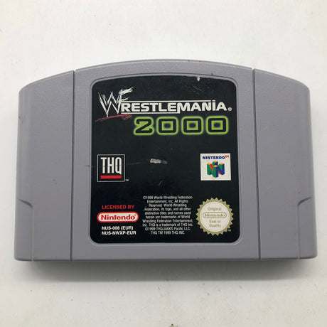 Wrestlemania 2000 Nintendo 64 n64 Game PAL