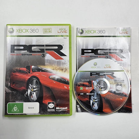 PGR Project Gotham Racing 3 Xbox 360 Game + Manual PAL