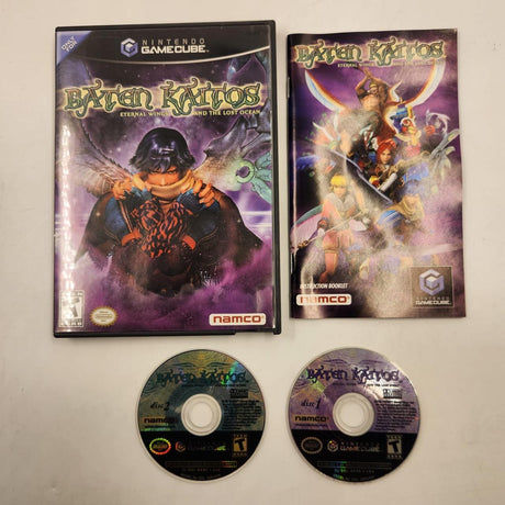 Baten Kaitos Eternal Wings & Lost Ocean Nintendo Gamecube Game + Manual PAL