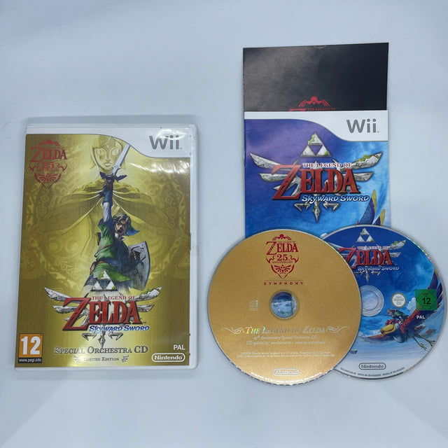 The Legend Of Zelda Skyward Sword Nintendo Wii Game + Manual PAL