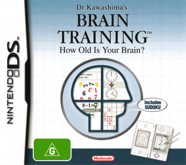 Brain Training Nintendo DS NDS Game PAL