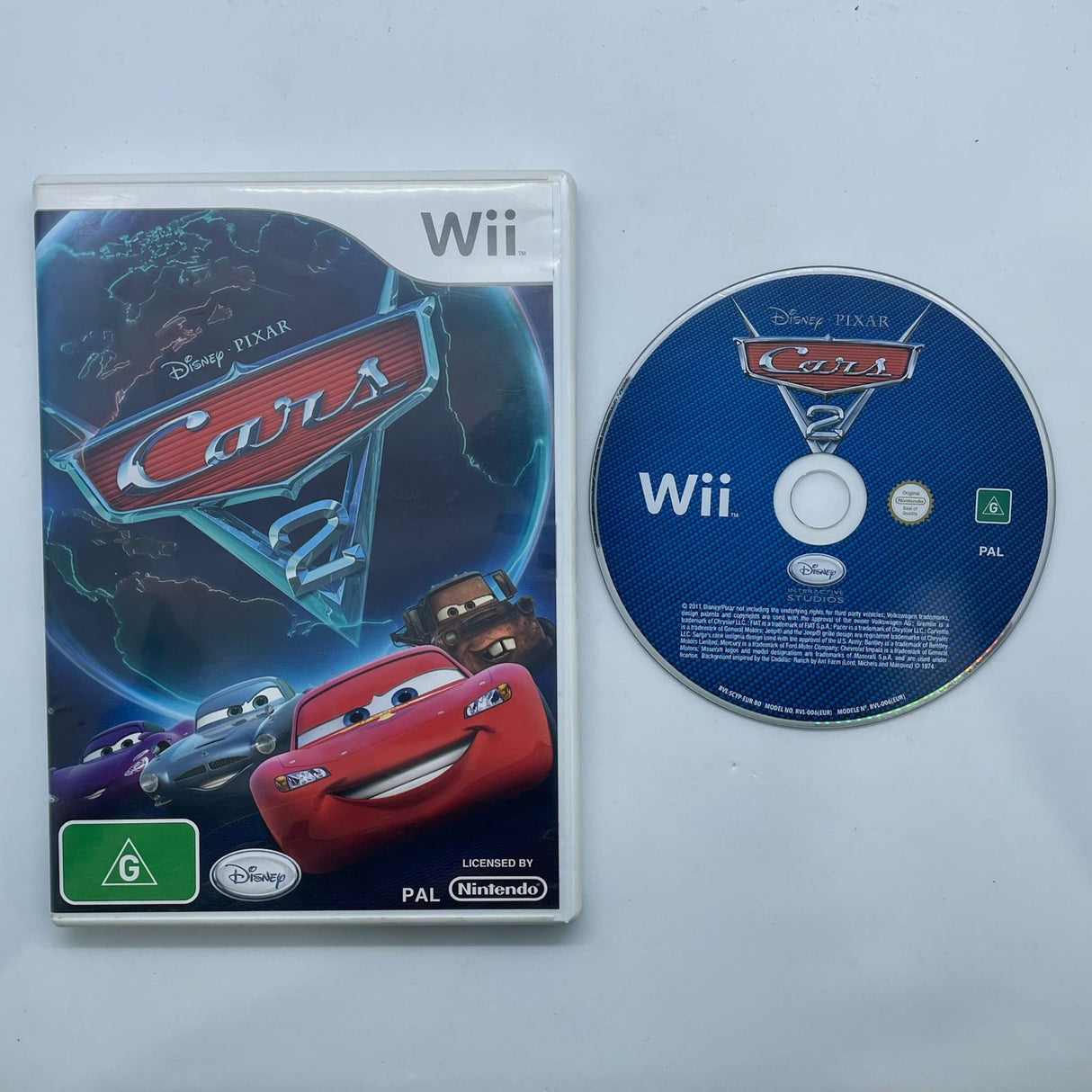 Disney Pixar Cars 2 Nintendo Wii Game PAL-Trippy Trades