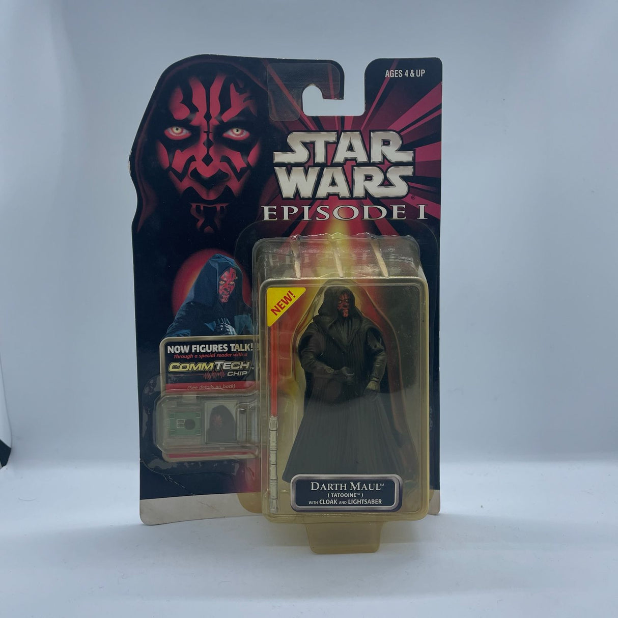 Star Wars Episode 1 Darth Maul Tatooine With Cloak and Lightsaber Figure Japan
