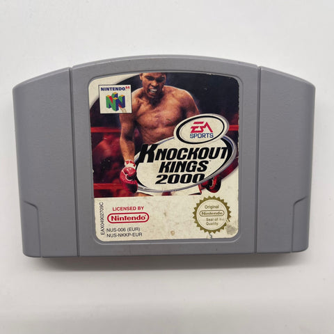 Knockout Kings 2000 Nintendo 64 N64 Game Cartridge PAL 05A4