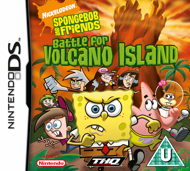 Nicktoons Battle for Volcano Island Nintendo DS NDS Game PAL