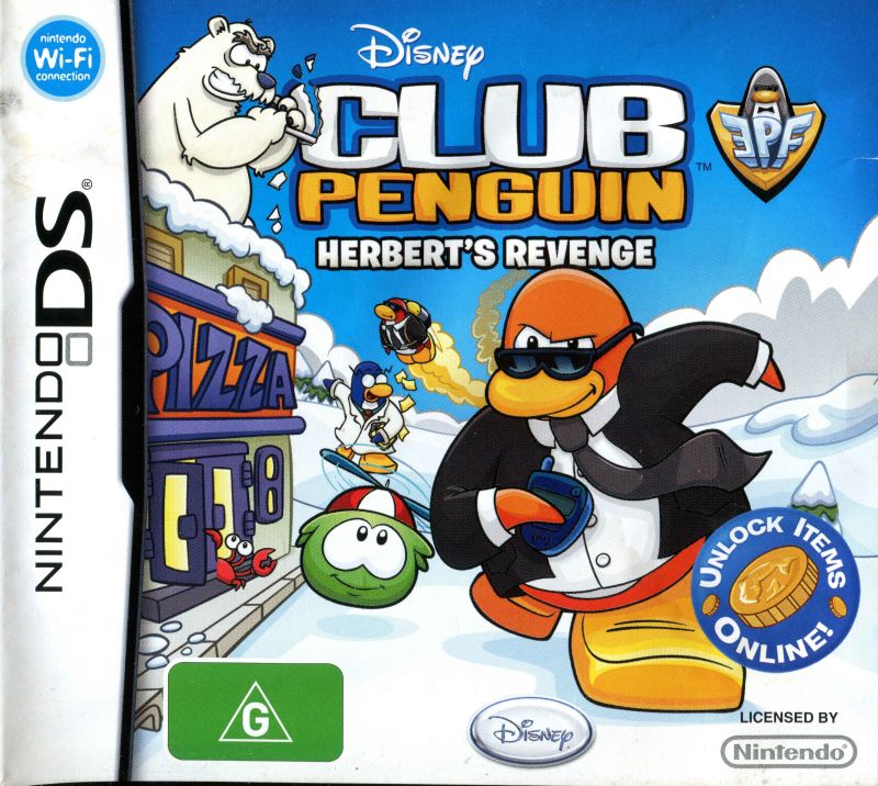 Club Penguin: Herberts Revenge Nintendo DS NDS Game PAL