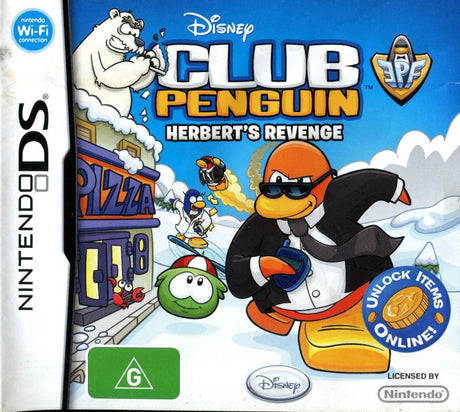 Club Penguin: Herberts Revenge Nintendo DS NDS Game PAL
