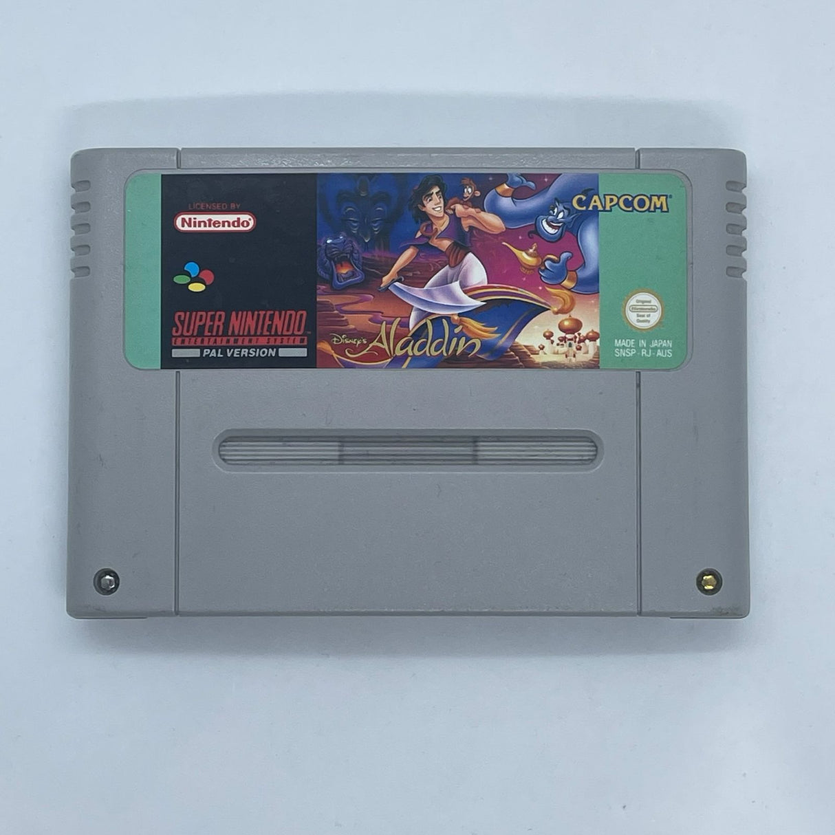 Aladdin Super Nintendo SNES Game Cartridge PAL