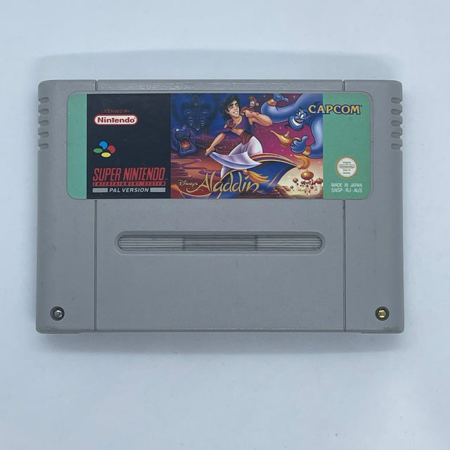 Aladdin Super Nintendo SNES Game Cartridge PAL