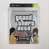 Grand Theft Auto III & Vice City Xbox Original Game Boxed + Manual PAL