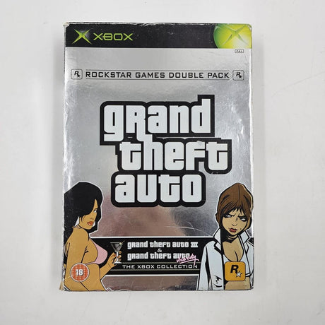 Grand Theft Auto III & Vice City Xbox Original Game Boxed + Manual PAL