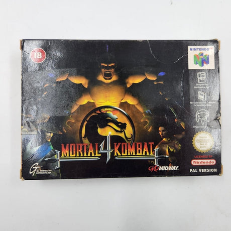Mortal Kombat 4 Nintendo 64 N64 Game Boxed Complete PAL