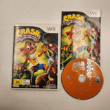 Crash Mind Over Mutant Nintendo Wii Game + Manual PAL