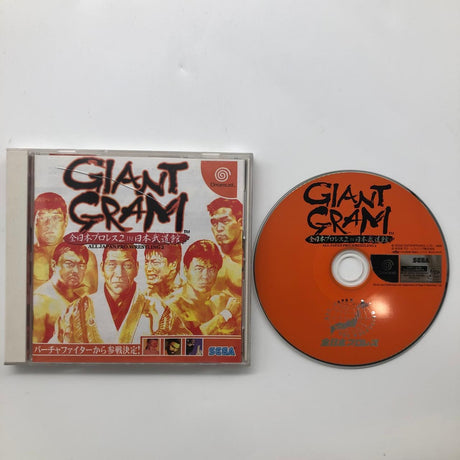 Giant Gram All Pro Wrestling 2 Sega Dreamcast Game NTSC-J