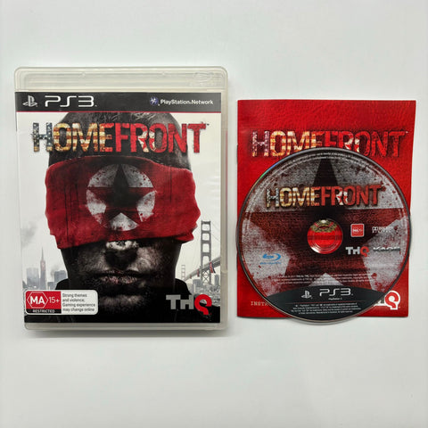 Homefront PS3 Playstation 3 Game + Manual 05A4